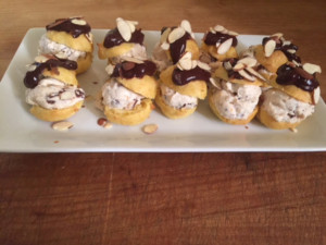 Image of Cannoli Puffs. Recipe by Dorothy Calimeris.