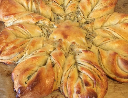 Cheese and Herb Star Bread